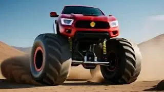 Ferrari Monster Truck vs Supercars 🤯 | AI-Generated Beast You&rsquo;ve Never Seen!