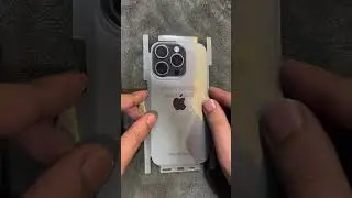 Transforming an Old IPhone Wrap to Brand New! 🔥 📱 IPhone 15Pro #iphone #15pro #iphonecase