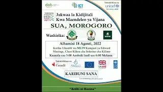 🔴#SUA FM LIVE: TANZANIA YOUTH DIGITAL SUMMIT   18/08/2022