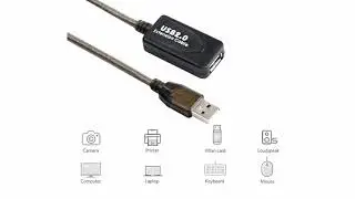 Starte USB 2.0 A male to Female active extension Cable for Camera and Printer