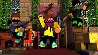 mineface [minecraft and warface] профи вулкан!!!