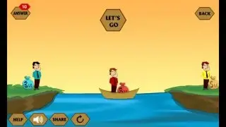 River Crossing IQ Logic 11 Solution (Easy)