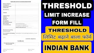 Indian Bank Threshold Limit | indian bak threshold limit exceeded problem | Threshold Limit Breached