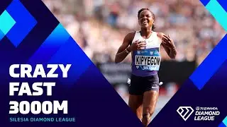 Kipyegon threatens 3000m world record with 8:07.04 in Silesia | Wanda Diamond League