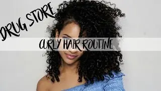 My Drug Store Curly Hair Routine.