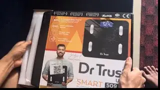 Dr Trust Smart Weight mashing review from blinkit and online shopping bmi and fat percent test