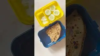 Aloo Paratha Lunch Box 😍 #ytshorts #shorts #youtubeshorts #viral