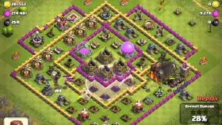 CoC: lvl 5 Hog Rider + lvl 6 Balloons