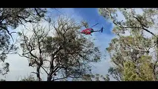 Helitak 520 Working Small Spot Fire