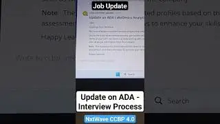 ADA Interview Update🤯❤️‍🔥 