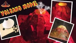 Volcano Model project | DIY Volcano | Easy School Project Working Model | Natural Disaster Model