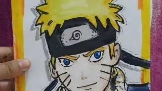 Drawing Naruto uzumaki 🔥#art #narutoart #viral #art