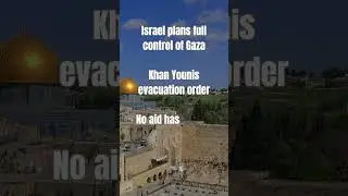 Gaza crisis update israel takes control no aid yet | Breaking middle east news 2025