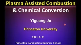 Plasma-Assisted Combustion, Ju, Day 1