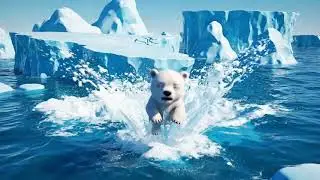Saved from the Melting Ice?! ❄️ Rescue the Polar Bear Cub!