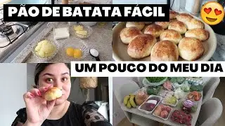 PÃO DE BATATA COM REQUEIJÃO SUPER FÁCIL, FEIRA DA SEMANA E DEU RUIM POR AQUI