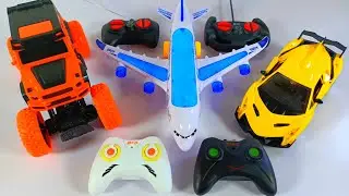 Epic RC Military Helicopter Unboxing Featuring Retro Van, Urban Bus & Ice-Cream Truck
