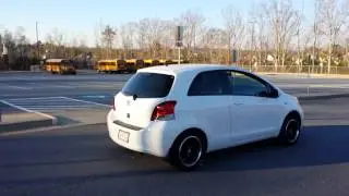 Jessie driving her new car