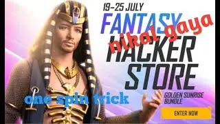 FANTASY HACKER STORE 1 SPIN TRICK| GOLDEN SUNRISE BUNDLE IN ONE SPIN| PURPLE + YELLOW SPIN TRICKS