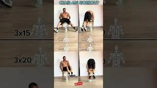 chair abs workout #ytshorts #shorts #abs #bellyfat #fitness #exercise #workout