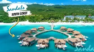 Over-The-Water Butler Honeymoon Bungalow OWB | Sandals South Coast, Jamaica | Full Tour & Review 4K