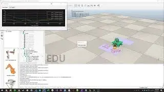 CoppeliaSim Drawing (cutting) Robot Demo