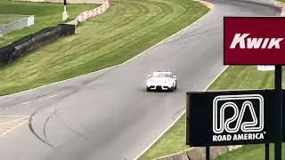 Toyota Supra Safety Car fly by Road America