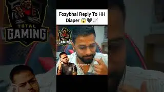 Fozybhai Reply To HH Diaper😱🖤📈#viper #tgesports #fozyajay #ffesports #shorts #totalgaming #aztec