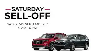 Saturday Sell-Off | Crown Honda