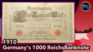 1910 Germany's 1000 Mark ReichsBanknote
