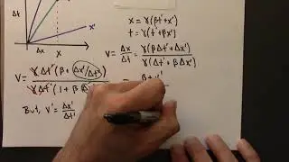 Relativity 08.08. The Einstein Velocity Transformation Equations