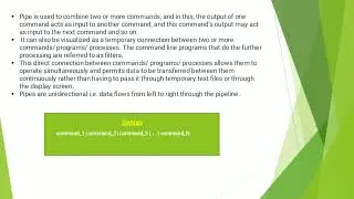 PIPES IN LINUX| Dona Siby