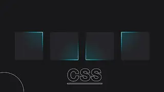 Glowing Corner Loading Animation | CSS HTML @El_Shadow.Youtube