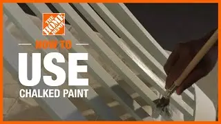 How to Use Chalked Paint | DIY Projects | The Home Depot