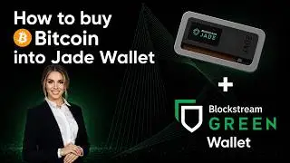 Tutorial: How to buy Bitcoin into the Jade (Blockstream) with Green Wallet