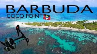 BARBUDA ~ Coco Point ~ Robert De Niro ~ Best UAV Drone Caribbean Aerials ~ WeBeYachting.com
