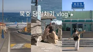 KTX-이음 타고 묵호 당일치기 여행 브이로그｜요즘 뜨는 소도시 🌊
