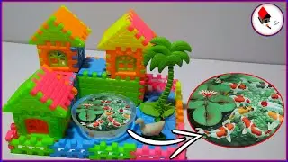 DIY Mini Building Block House #27 Making Mini Fish Pond in Building Blocks/See More Video / 2021.