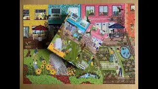 Garden life jigsaw by Gibsons and Illustrated by Bethany Lord. Jigsaw subscription. Jigsaw 1