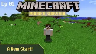 Minecraft Survival - A New Start! &ndash; Modded MC Survival Let&rsquo;s Play FTB Revelation &ndash; Ep 1