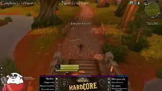 Lv 11 Nudist Rogue vs Hogger (HC WoW add-on) no stealth/poison, white daggers only