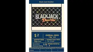 &ldquo;SCRATCHERS REMORSE Ticket Review $2 BlackJack Doubler MI Game No.621