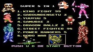 NES 8 in 1 Gameplay : 8 Classic Retro Games Blast