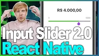 Input Slider React Native - Utilizando hooks do Reanimated