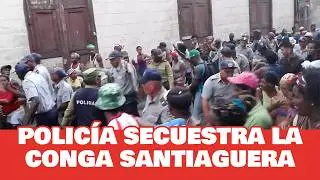 😨 El GOBIERNO le TEME a la CONGA: M&aacute;s POLIC&Iacute;AS que BAILADORES: REPRIMEN a congueros de SANTIAGO 👮🏽