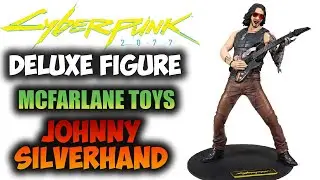 DELUXE BIG ACTION FIGURE JOHNNY SILVERHAND WITH GUITAR ● CYBERPUNK 2077 McFarlane Toys