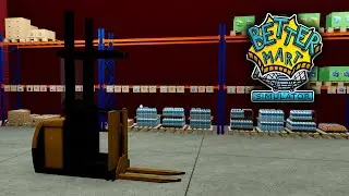 My new friend the forklift - Better Mart Simulator gameplay German #06