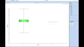 Boxplot of the calories of two Hot vs. Cold Cereals Using XLMiner