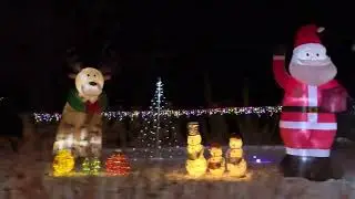 Christmas Lights of Bridgetown, Nova Scotia 2025 