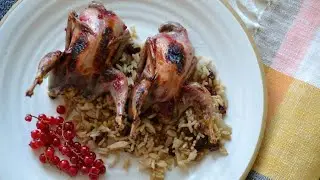 how to make stuffed quail||quail with mexican rice #bbqlovers #quail